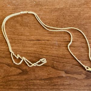 Monica Vinader 18k gold vermeil 24” adjustable necklace